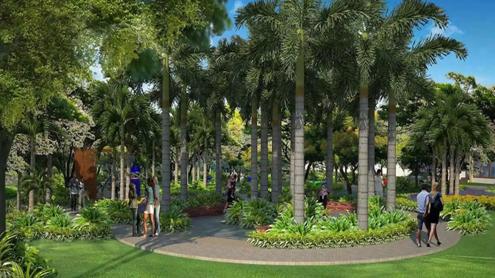Adarsh Palm Acres Villas In Huttanahalli Bangalore Center Palm Court